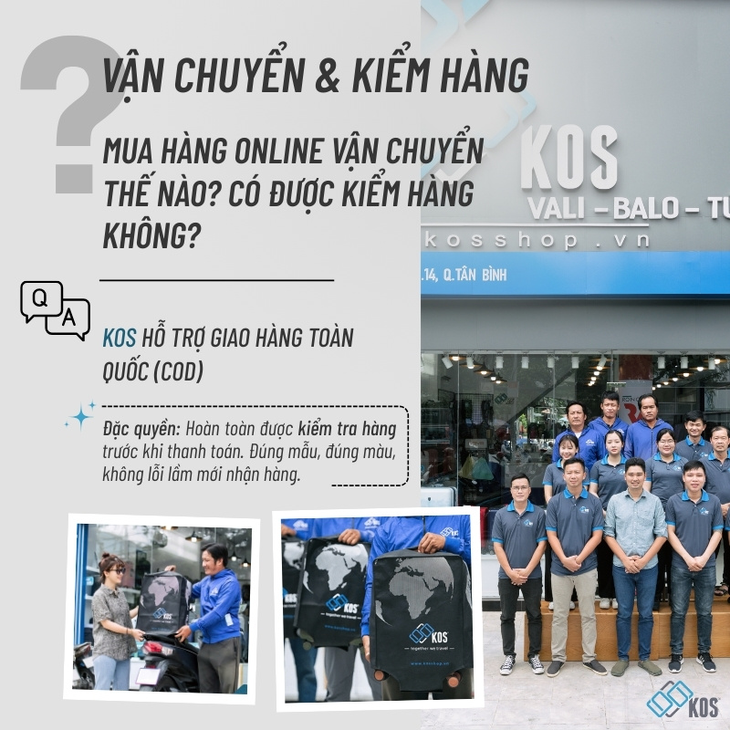 Mua vai online vận chuyển c&oacute; được kiểm tra kh&ocirc;ng