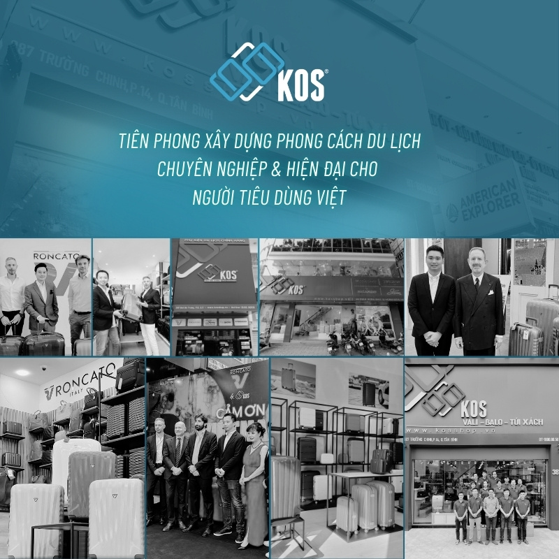 Lựa chọn vali k&eacute;o quốc tế đ&aacute;ng tin cậy tại KOS