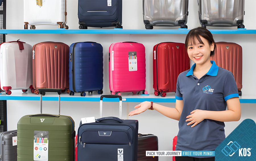 Vali Samsonite size 20 là bao nhiêu cm với gợi ý mua tại KOS Shop