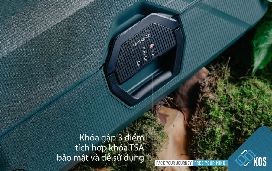 Hướng dẫn cách cài pass cho vali Samsonite có ngăn khóa gập tại nhà