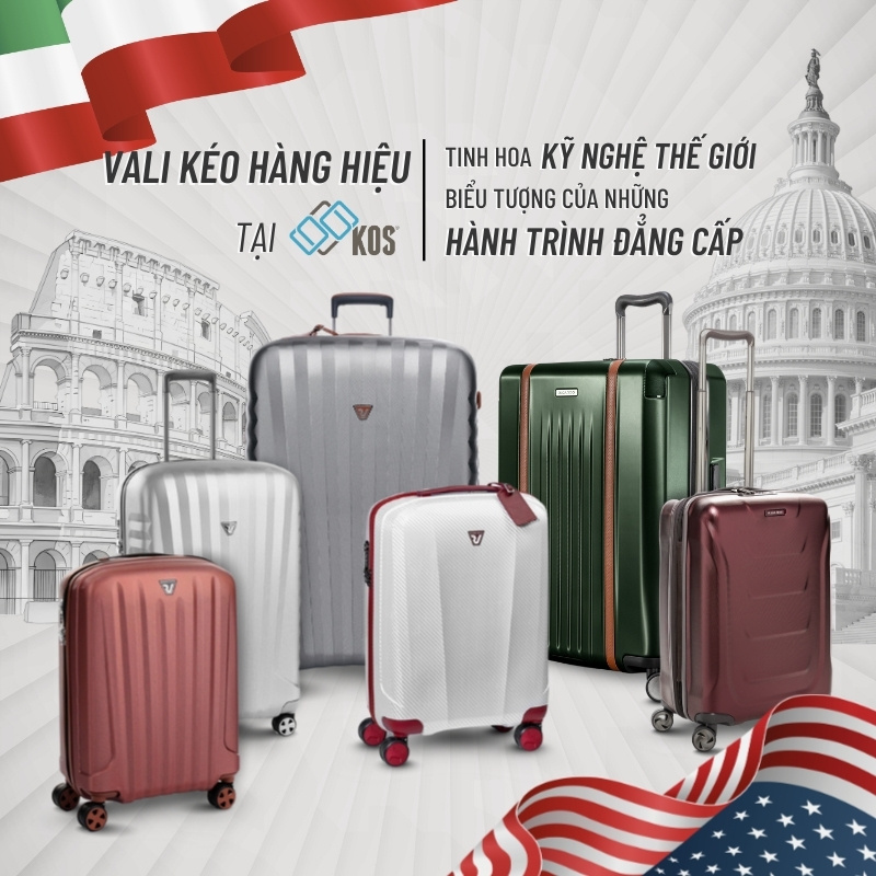 Vali k&eacute;o cao cấp tại KOS Shop