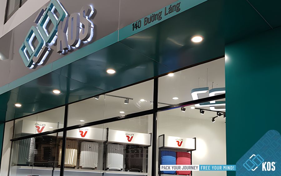 Bảo hành vali quốc tế mua tại KOS